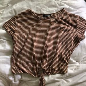 Striped Crop Top T-shirt